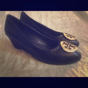 Classic Tory Burch Wedge Pumps