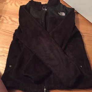 Fuzzy North Face Jacket With Hood