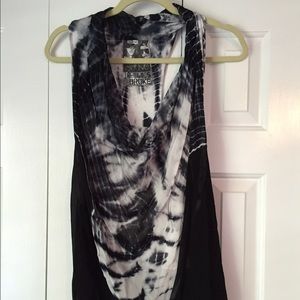 Young Fabulous and Broke draped tie dye top