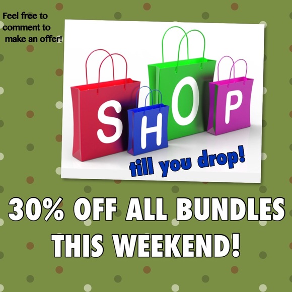 30% OFF BUNDLES THIS WEEKEND!