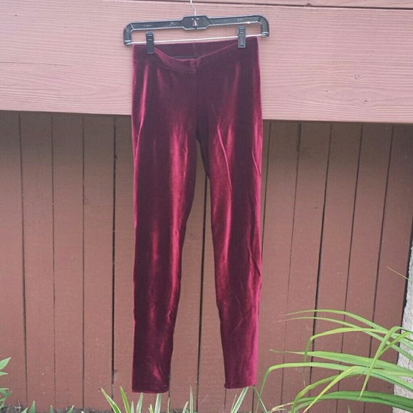 BlackMilk mulled wine velvet legging