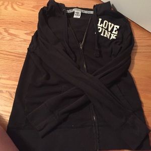 PINK Zip-Up Jacket with hood!