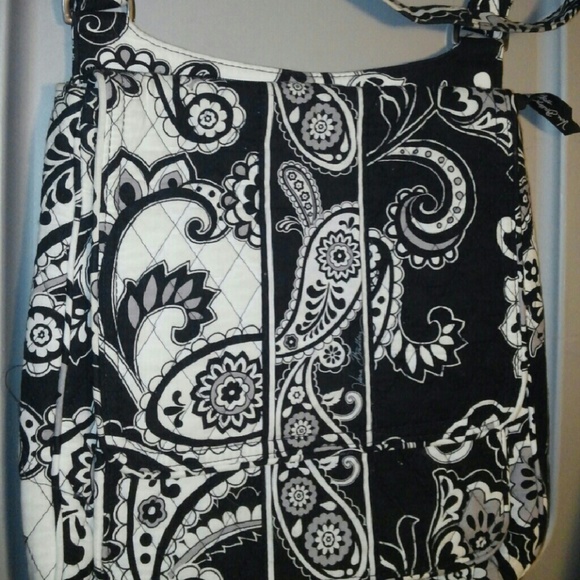 Vera Bradley Midnight Paisley lg hipster bag