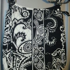 Vera Bradley Midnight Paisley lg hipster bag