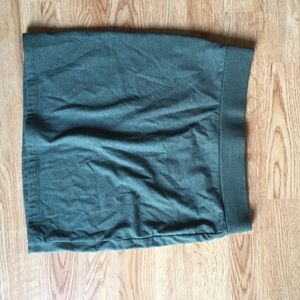 Olive green tight Forever 21 skirt