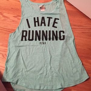 PINK "I hate running" Tank Top