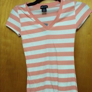 Light Pink Wet Seal V-Neck
