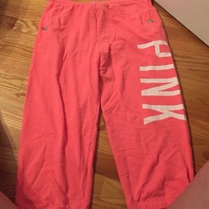 ‼️MAKE OFFER‼️PINK Crop Sweatpants