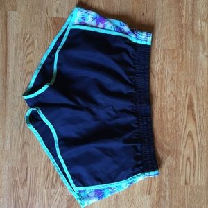 Navy blue athletic shorts