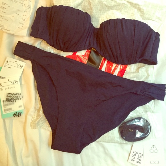 🎉SOLD🎉 HM Blue Bikini Set