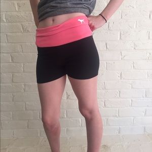 Pink Yoga Shorts VS