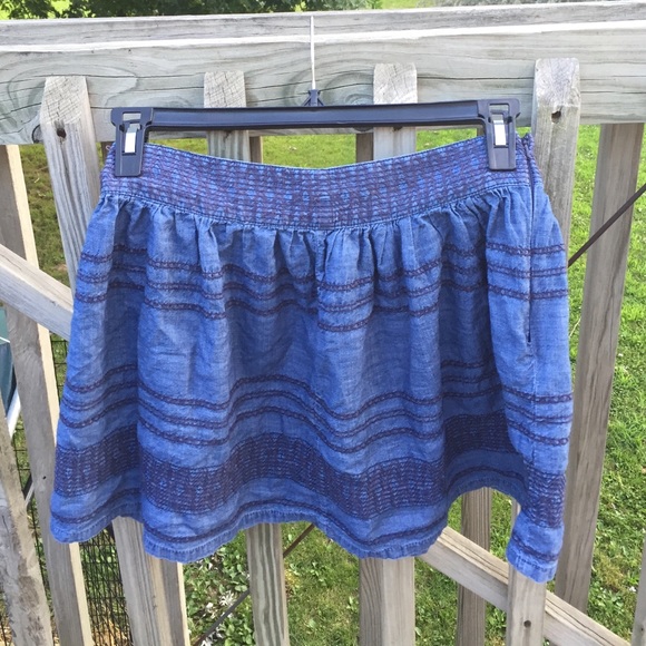 Jean patterned skirt - Picture 1 of 3