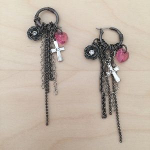 Betsey Johnson Charm Earrings