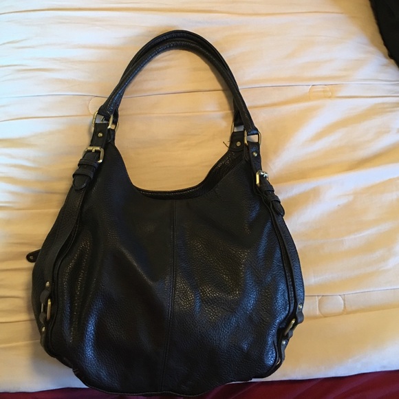 Merona faux black leather