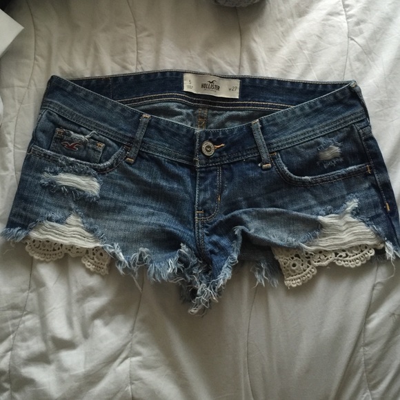 Hollister jean shorts