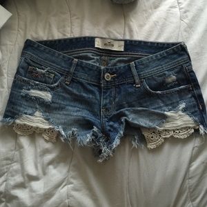 Hollister jean shorts