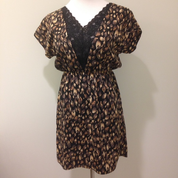 Dresses & Skirts - Dress with sexy lace v-neck