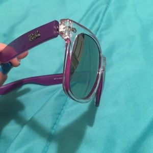 purple wayfarer Ray-Ban sunglasses