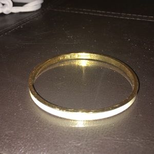 White and gold Kate spade bracelet