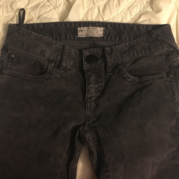 Free people gray corduroy jeans