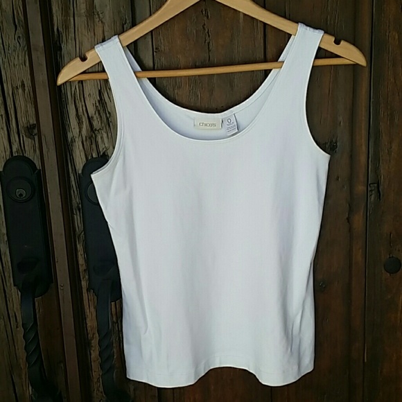 Chico's white tank