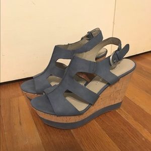 Franco Sarto Cork Wedges