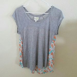 {Anthropologie} Bedecked Flounce Tee