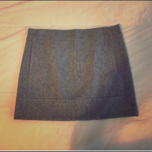 J Crew wool mini skirt