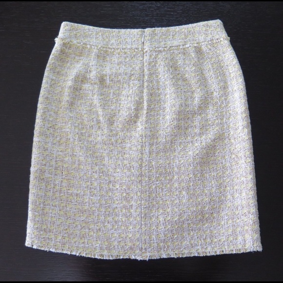 Ann Taylor Skirts - Ann Taylor Petite Yellow Tweed Skirt NWT Ann Taylor Skirts - Ann Taylor Petite Yellow Tweed Skirt NWT