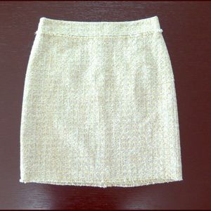 Ann Taylor Skirts - Ann Taylor Petite Yellow Tweed Skirt NWT Ann Taylor Skirts - Ann Taylor Petite Yellow Tweed Skirt NWT