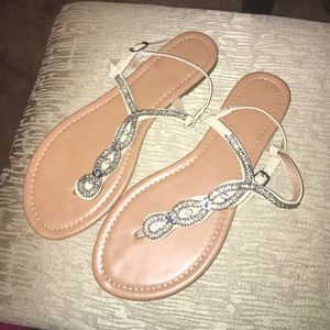 Size 8 nude sandals