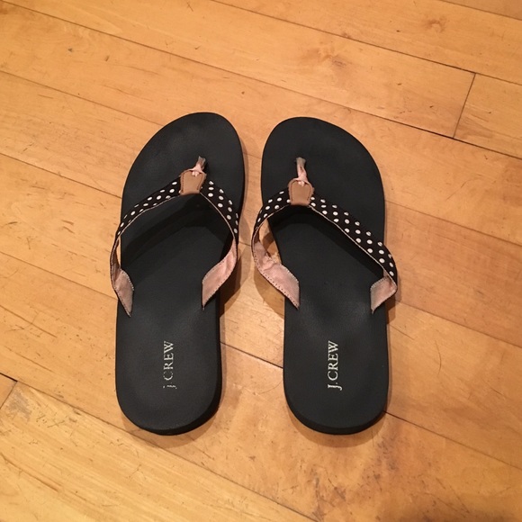 J. Crew flip flops