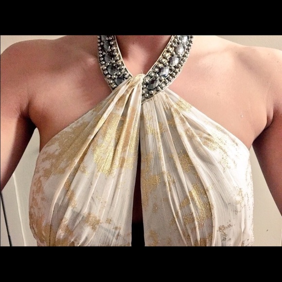 Arden B formal dress gold foil - Picture 3 of 3