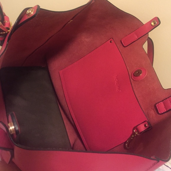 New Hotwind Red leather Shoulder bag - Picture 3 of 4