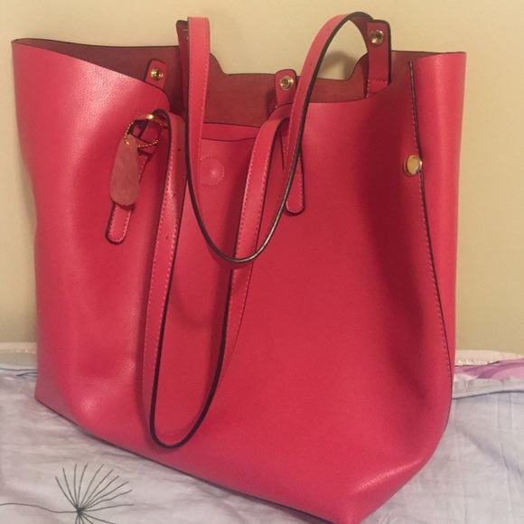 New Hotwind Red leather Shoulder bag - Picture 4 of 4