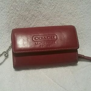 Coach leather wallet