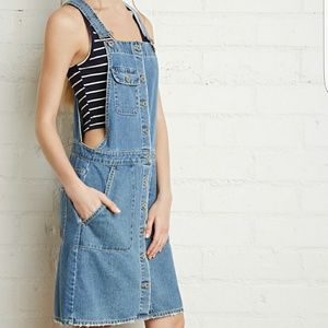 Denim Overall Dress