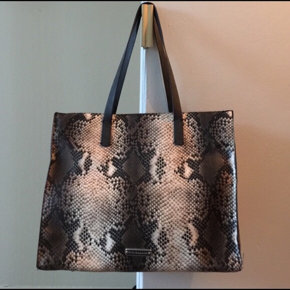 🐍 GORGEOUS EYE CATCHING SNAKESKIN PRINTED TOTE!!!