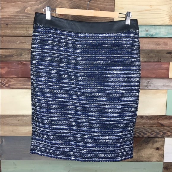 The Limited Dresses & Skirts - The Limited Royal Blue & Black Metallic Tweed