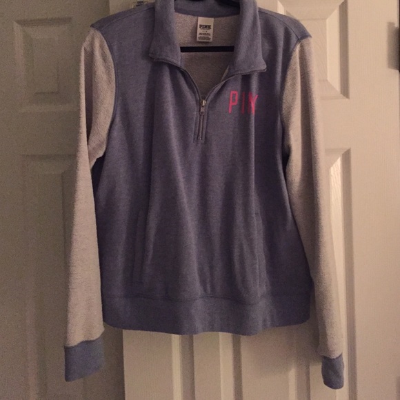 VS Pink quarter-zip hoodie