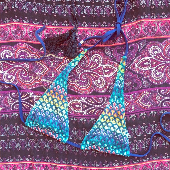 Crochet Swim Suit | Multi Colored