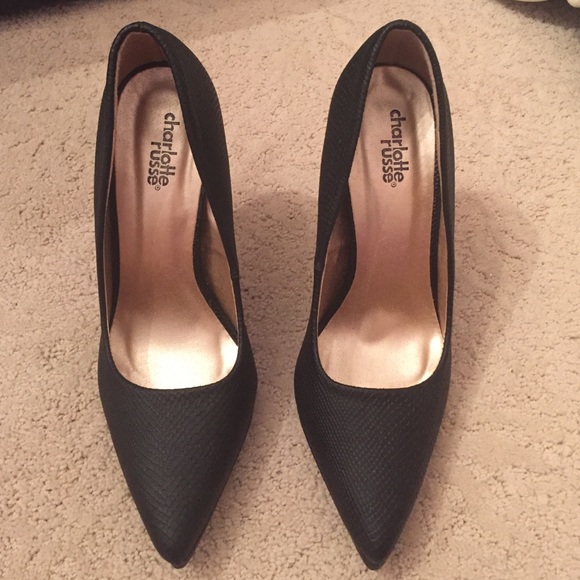 Charlotte Russe Shoes - Black Heels
