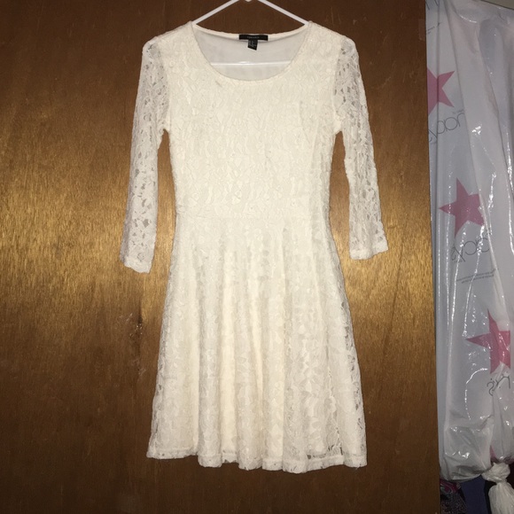 Forever 21 white lace dress