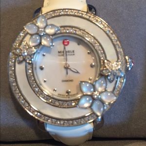Michele Cloette Fleur Watch w/ diamonds.