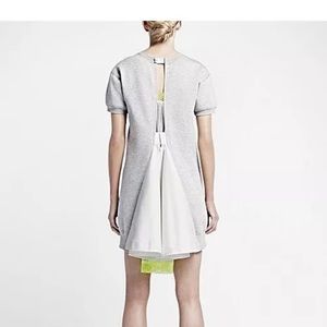 Sacai Nike Lab Fleece Sweatshirt Dress Size M