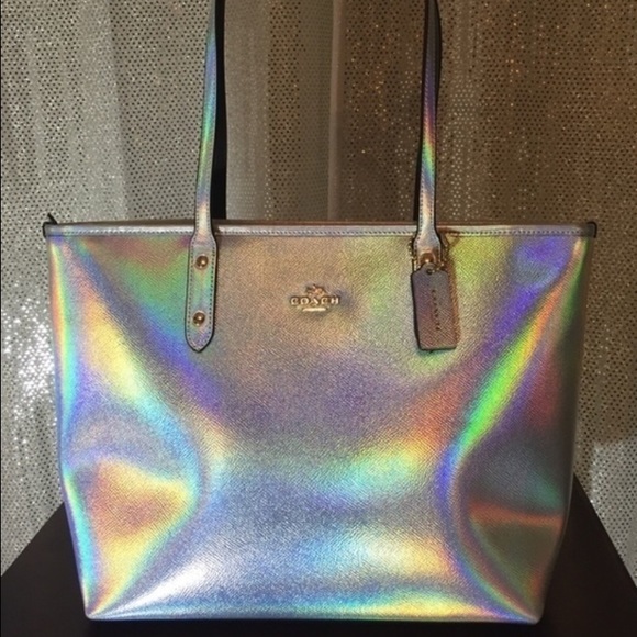 Coach Hologram Tote-POMS