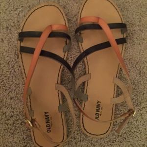 Black and Tan sandals