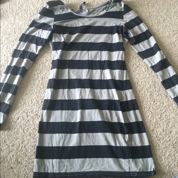 Black & Grey stripes dress shirt