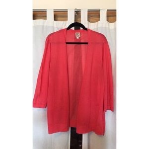Salmon Pink Cardigan