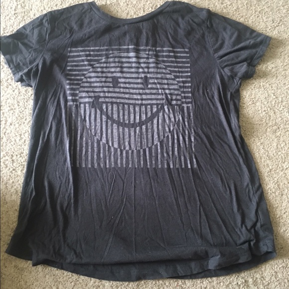 Grey Smiley Face Shirt